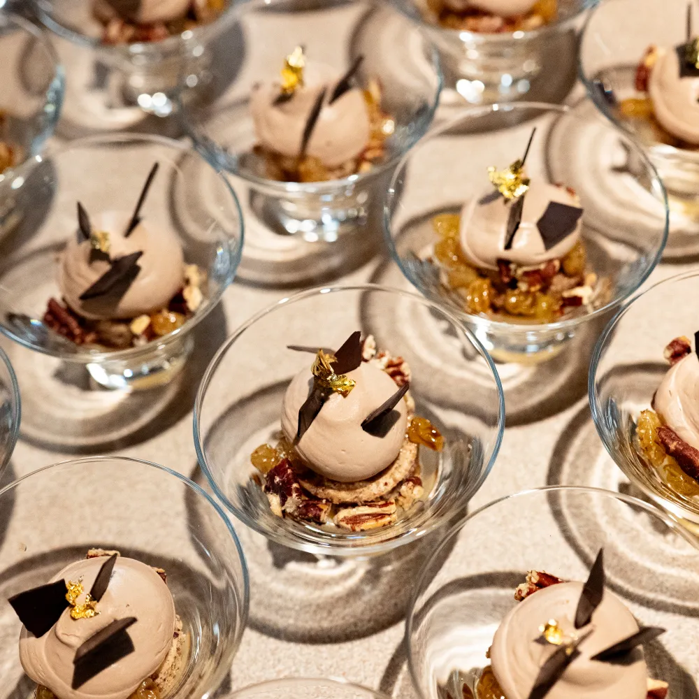 Christmas Canapés Catering Desserts