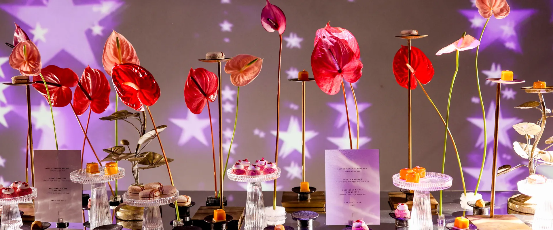 Food stall with canapés
