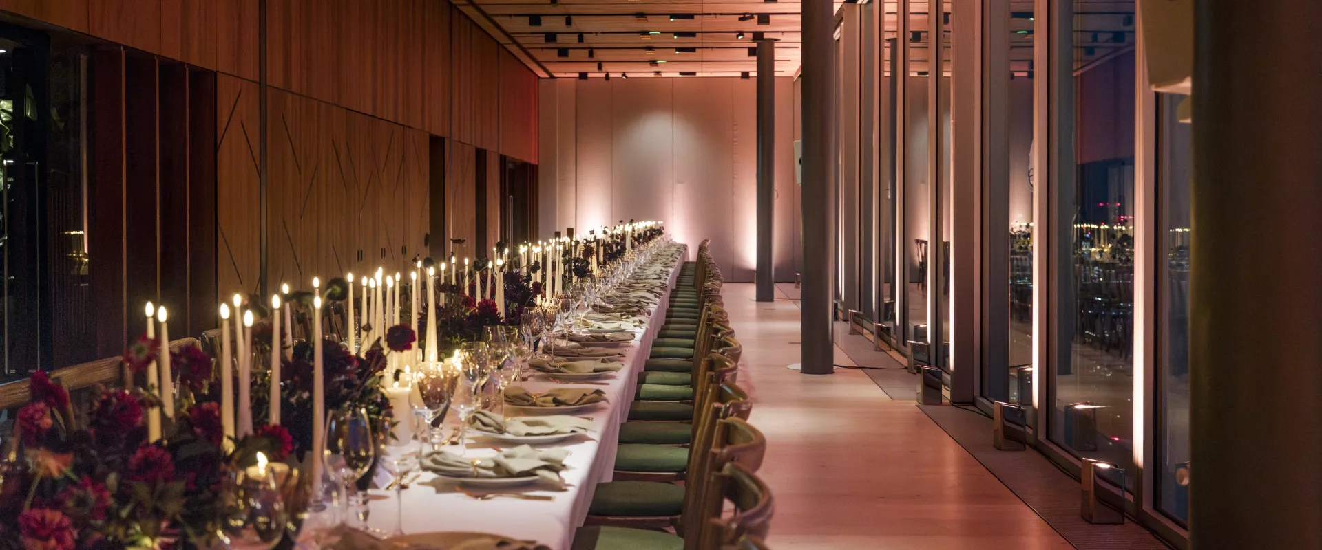 Evening Dinner Set up 